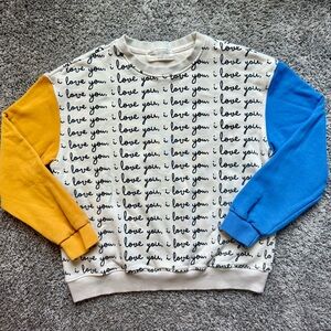 Minimalistic Folk Co Sweatshirt NWOT 10-12yr